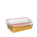 Glasslock Oven Safe Baking Dish 2.2L Clear. Fixed Price $77.88.