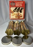 Vintage Norpro Canape Bread Molds Star Heart Flower Piece Set #3656. Fixed Price $8.99.
