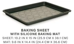 Thyme & Table Hunter Green Speckle Non-stick 10 X 15 Baking Cookie Sheet W/mat. Fixed Price $29.68.