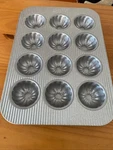 Usa Bakeware Mini Fluted Cupcake Pan, 12 Well, Nonstick & Quick Release Coat. Fixed Price $75.00.
