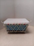 Temp-tations Tara Blue Snowflake Mini Casserole Dish Ceramic Bakeware 4 Pieces. Fixed Price $19.99.