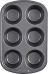 Goodcook Everyday Nonstick Steel Jumbo Texas Muffin Pan, 6-CUP, Gray. Fixed Price $14.07.