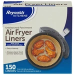 Reynolds Kitchens Unbleached Parchment Air Fryer Liners, 150 Count. Fixed Price $19.95.