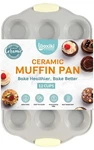 Boxiki Kitchen 12 Cups Ceramic Coated Muffin Pan For Baking - Durable Steel F.... Fixed Price $62.10.