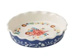 Pioneer Woman Keepsake Floral 8" Stoneware Pie Plate Ruffled Edge. Fixed Price $33.92.