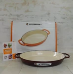 Le Creuset Signature Cast Iron 3 Quart Oval Baker, Rhone - New. Fixed Price $219.95.