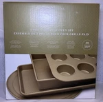 New Williams Sonoma Goldtouch Nonstick 4-PIECE Toaster Oven Set Sheet Pan Usa. Fixed Price $85.00.