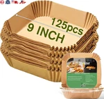Large Air Fryer Disposable Paper Liners Square 9 Inch 125 Pcs Parchment. Fixed Price $18.42.