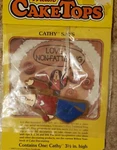 Lot - 1983 Vtg Wilton Cake Tops Toppers Cathy Comic Cartoon Plastic Decoration. Fixed Price $21.99.