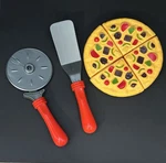 Pretend Pizza + Cutter & Serving Spatula - Play Food W/real Cutting Sound!. Fixed Price $14.00.