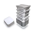 Spare Essentials 55 Pack - Small Foil Pans With Lids To Go Food Containers .... Fixed Price $26.09.