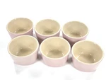 Le Creuset Stoneware Mini Ramekins 100ML / 3.5OZ Chiffon Pink Of 6. Fixed Price $80.00.