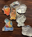 Vintage Wilton Cake Pan Molds - Lot Of 7 Disney Sesame Street Nickelodeon. Fixed Price $49.99.