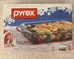 New Sealed Box Pyrex 2 Piece 3 Qt. Limited Edition Pc Serveware Set. Fixed Price $21.05.