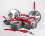 Rachael Ray 11 Piece Create Delicious Hard Anodized Nonstick Cookware Set. Fixed Price $109.29.