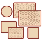 Silicone Baking Mat Set Of 6, Macaron For Sheets, .... Fixed Price $26.08.