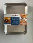 Nordic Ware Naturals Aluminum Baking Sheet 12X8 4 Prep Bake Serve Pans Usa. Fixed Price $11.99.