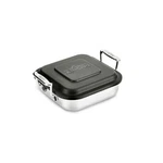 All-clad Specialty Stainless Steel And Plastic Lid Square Covered Baking Pan .... Fixed Price $131.31.