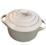 Le Creuset Mini Cocotte Box 8 Oz Shallot Stoneware. Fixed Price $30.00.