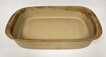 Pampered Chef Stoneware Deep Casserole Pan 13" X 9" Pre-owned #010304. Fixed Price $24.99.