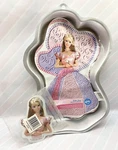 2002 Wilton Barbie 14 Cake Pan 2105-8910 Complete W/ Instruction & Topper. Fixed Price $24.95.