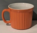 Corningware Colours Soup Chili Orange Stoneware Mug W/handle -20 Oz- Euc Pop-ins. Fixed Price $14.99.