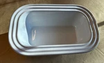 Le Creuset White Baking Dish Bread Meatloaf Pan Stoneware -very Nice. Fixed Price $30.00.