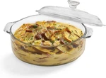 Libbey 3.2-QUART Covered Clear Glass Casserole New. Fixed Price $49.99.