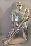 Wilton Hockey Player Cake Pan 2105-724 (1998). Fixed Price $15.00.