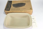 Pampered Chef Rectangular Lid/bowl Baker #1435 Family Heritage - Open Box. Fixed Price $28.49.