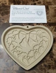 Pampered Chef 6" Winter Wreath Stoneware Cookie Chocolate Mold 2928 Usa. Fixed Price $10.00.