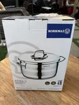 Korkmaz Astra A2022 Stainless Steel Casserole Pan 18CM 2.6L Induction Lid. Fixed Price $55.00.