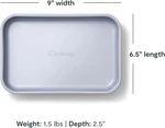 Caraway Nonstick 9 X 6.5 Small Rectangle Baking Pan White. New. Fixed Price $44.99.