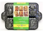 Nordicware 6 Harvest Mini Loaf Loaves Pan Autumn Fall Heavy Cast Aluminum *new. Fixed Price $29.69.