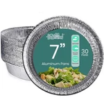 Funstitution Round Disposable Aluminum Pie Pans 7 Inch Without Lids,. Fixed Price $23.23.
