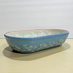Temptations Floral Lace Blue Casserole Dish Bakeware Cottage Core Kitchen Decor. Fixed Price $29.95.