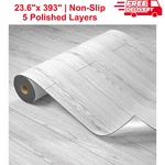 Peel & Stick Vinyl Flooring Roll 23"X 393"/64 Sq.ft, Thicken Self Adhesive. Fixed Price $82.31.