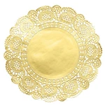 Uxcell 200 Pcs Gold Lace Paper Doilies 8 Inch Round Tableware Disposable. Fixed Price $44.35.