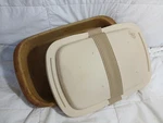 Pampered Chef Stoneware Family Heritage Deep Dish Casserole Lasagna Pan 9" X 13". Fixed Price $45.88.