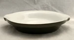 Hall Forest Green 513 Vintage Earthenware & White 7" Shirred Egg Dish. Fixed Price $15.00.