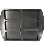 Wilton 6-CAVITY Non-stick Coil Cake Pan Bakeware Gray. Fixed Price $23.00.