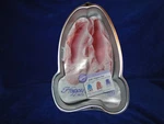 New Vintage Wilton Ballet Slipper Cake Pan Stock Number 2105-2065. Fixed Price $19.99.