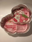Vtg Wilton Strawberry Shortcake Kitchen Baking Pan American Greetings 1981. Fixed Price $16.99.