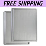 Durable Warp-resistant Cookie Sheet Set Large Nonstick Baking Pans. Fixed Price $82.39.