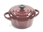 Le Creuset Stoneware Mini Cocotte 10CM / 8OZ Black Knob Color Rhone. Fixed Price $39.71.