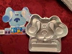 Vintage Wilton Cake Pan Blue's Clues Dog 2105-3064 2003 Birthday. Fixed Price $12.50.