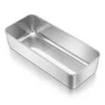 Teamfar Loaf Pan, 12 X 5 Inch Stainless Steel Pans For Baking Bread, Large. Fixed Price $25.79.