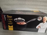 Guy Fieri's Flavortown Laser Titanium 2-QUART Sauce Pan With Lid. Fixed Price $40.00.