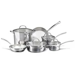 Farberware Millennium Stainless Steel Cookware Professional Pots And Pans 10-PC. Fixed Price $173.98.