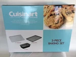 Cuisinart Chef's Classic Non-stick 3-PIECE Baking Set AMB3-15179P New Sealed. Fixed Price $23.00.